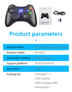 2.4g Game <strong>Controller</strong> d for Gaming PC Game <strong>Controller</strong> X BOX 360 Appearance Pc Game Pad - Product Image 2