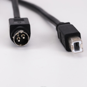 定制设计12V/24v电源快速充电USB DC电缆至usb-b公2合1电源USB和Pos端子插头