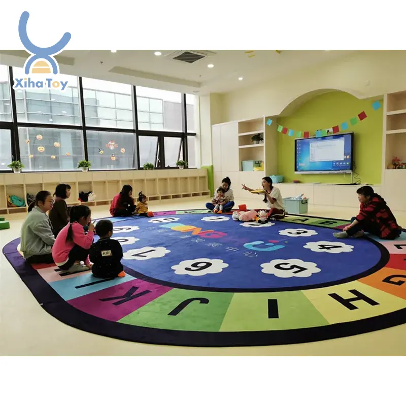 XIHA langlebiger Vorschulteppich Kinder weicher teppich für Klassenzimmer Kinder Lesecke