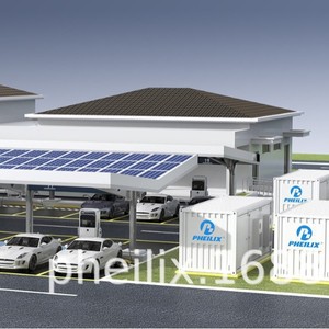 זמן מוגבל קידום מכירות bess botoltaic מערכת אחסון carport 7kw הספק חדש 220v ce מוסמך רשת/מפעיל
