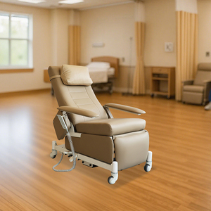 Komfortable Krankenhaus medizinische Bluts pende Elektrische Kontrolle Infusion Phlebotomie Couch Bluts ammel stuhl mit Schreibtisch - Product Image 4