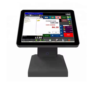 Sistema POS Till de pantalla táctil de Windows Android de pantalla dual única de 15 pulgadas - Product Image 3
