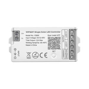 莱米热卖WiFi 2.4G推暗智能单色发光二极管条控制器，适用于DC 12V 24V 36V 48v脉宽调制单色发光二极管带 - Product Image 1