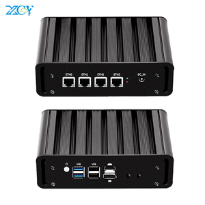 N100 impresa casa Fanless Mini PC Firewall Server di rete 4 LAN 2.5G Intel I225V Ethernet Nic Pfsense Router Gateway - Product Image 1