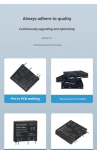 Relé de Estado Sólido Miniatura Senndik SDK-052D de Alta Performance DC-DC 3-24VDC/50VDC 2A 4P - Product Image 5