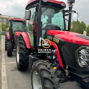 全新CE EPA认证紧凑型农业农场4X4拖拉机50hp 60hp 80hp 100hp 120hp花园拖拉机，带交流和封闭式驾驶室