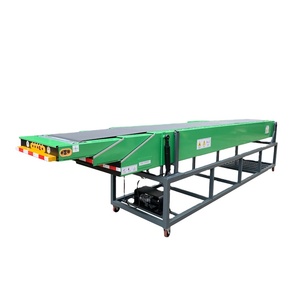 Nastro trasportatore telescopico mobile che estende il <span class=keywords><strong>Container</strong></span> scarico per il carico e le attrezzature del nastro trasportatore telescopico retrattile