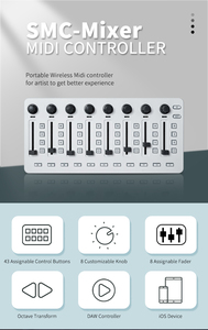 Controlador MIDI consola mezcladora 8 codificadores control de software para Comercio exterior transfronterizo - Product Image 5