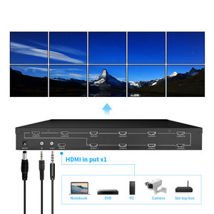 Controlador de pared de video HDMI 2x2 3X3 4X4 5X5 4K controlador de procesador de pared de video - Product Image 2