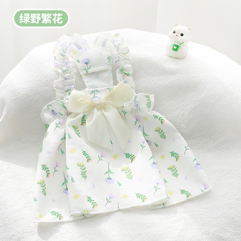 Robe d'été à imprimé floral de style coréen