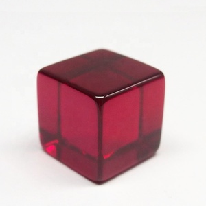 Perline rubino personalizzate in fabbrica 5 # rosso corindone rubino gemma cubo - Product Image 2