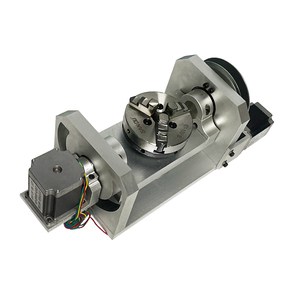 LYCNC <strong>Rotation</strong> <strong>Axis</strong> 5th <strong>Axis</strong> <strong>With</strong> Chuck <strong>With</strong> Table 57 Two Phase 3A Stepper Motor Control for <strong>CNC</strong> <strong>Router</strong> Machine - Product Image 3