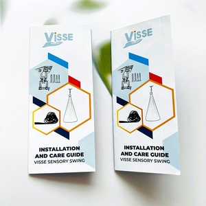 热卖定制设计全彩传单小册子光泽层压商务小册子带标志印刷 - Product Image 1