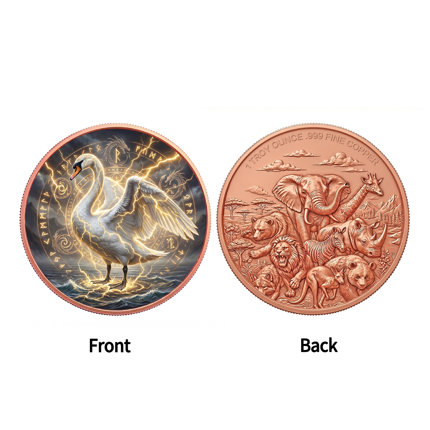 Moneda de runa dorada