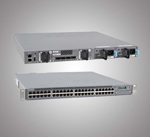 Juniper EX3400-48T verwalteter Ethernet-Switch mit stapelbarem PoE SNMP QoS VLAN 4G Kapazität Neu und Lager