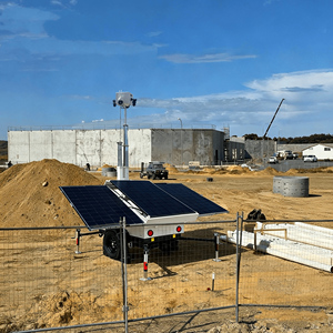 หอตรวจสอบที่จอดรถเปิดโล่งระบบรักษาความปลอดภัยพลังงานแสงอาทิตย์กล้องไร้สาย360สำหรับรถพ่วง - Product Image 2