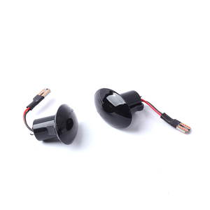 Autodynamic dinamik yan gösterge LED sinyal lambası füme Lens Amber Fia t 500 için LED yan Marker işık - Product Image 3