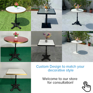 Đồ Nội Thất Ngoài Trời Vuông Carbon Thép Bàn Cà Phê Vườn <span class=keywords><strong>Patio</strong></span> Bảng Cho Trang Trại Bistro Bar Nhà Hàng Bàn Ăn - Product Image 6