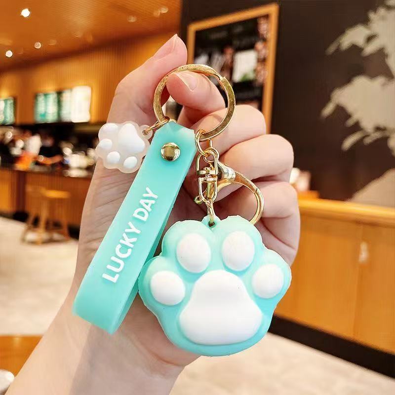Sky blue - cat paw