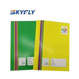 Cuaderno de rayas arcoíris tamaño personalizable línea de libro de ejercicios al por mayor suministro de fábrica - Product Image 5