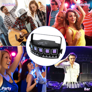 YSH <span class=keywords><strong>Led</strong></span> Rgb Lámpara estroboscópica Control remoto Sonido activado Iluminación decorativa Disco Dj Club Luz para fiestas de vacaciones Evento Interior - Product Image 6