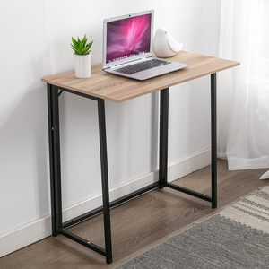 <strong>Folding</strong> <strong>Computer</strong> Desk Study Desk Writing <strong>Table</strong> Home Office Desk for Small Space - Product Image 6
