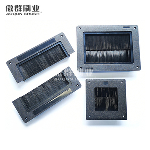 280*210矩形刷索环，用于数据中心活动地板穿线和密封 - Product Image 1