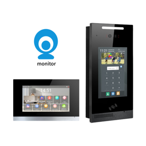 Videoportero inteligente edificios de apartamentos monitor de seguridad con cable reconocimiento facial sistema de intercomunicación inteligente - Product Image 2
