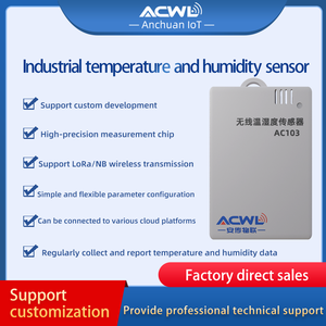 AC103L Industrial IoT Sensor de temperatura y humedad con tarjeta a prueba de agua Temperatura Humedad Monitoreo Datos Sensor inteligente