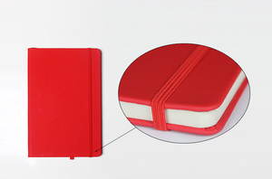 Cuaderno A5 personalizado con cubierta de tapa dura de lino diario estampado a la moda con logotipo liso para regalo - Product Image 2
