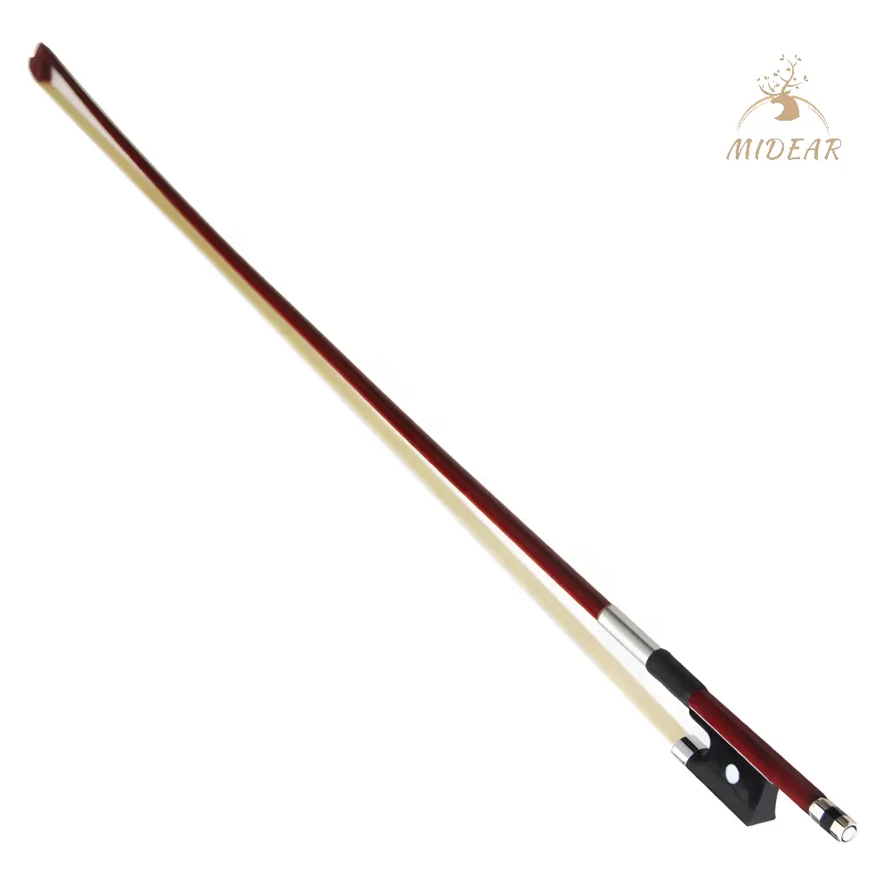 Enhance Your Play & Premium Brazilwood Nickel Wound Violin Bow with Octagonal Stick