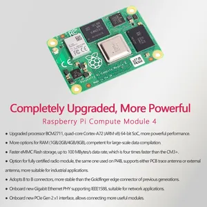 Raspberry Pi Compute modulo 4 CM4 1/2/4/8GB RAM eMMC Lite/8/16/32G CM 4 IO Board wi-fi & BT 5.0 4G KALI Ubuntu win10 Custom - Product Image 3