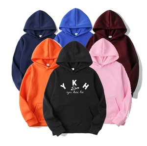 OEM Mens Hoodie Sweatshirt 100% Polyester Long Sleeve Custom Printed Logo Oversize <strong>Pullover</strong> Men's Hoodies - Product Image 1