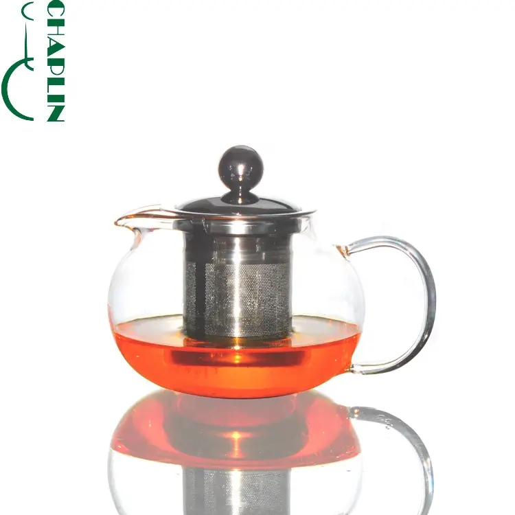 البورسليكات الزجاج شاي بالأعشاب المزهرة غلاية السميد آمنة وعاء لتقديم القهوة العربي