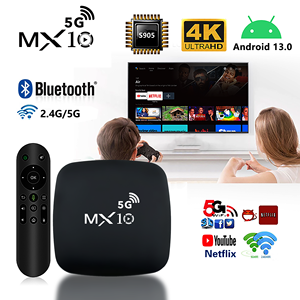 <strong>Android</strong> 13 1GB Quad <strong>Core</strong> ARM <strong>Cortex</strong>-A53 <strong>Dual</strong> Band Wifi6 BT4.1 4K Smart <strong>Android</strong> Tv Box Chip Set Top Box M10 5G - Product Image 4