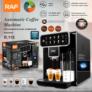 RAF macchina da caffè intelligente programmabile automatica per Espresso macchina da chicco a tazza con smerigliatrice di fagioli incorporata - Product Image 2