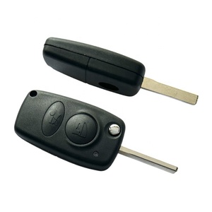 2 düğmeler uzaktan araba anahtarı kabuk değiştirme Flip katlanır anahtar kapak a-lfa romeo araç anahtarı durum - Product Image 1
