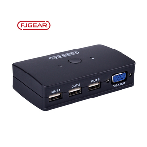 FJ-210UK Fjgear2ポートは自動的にkvmスイッチ2 in 1 out usb2.0 syandard 2つのホストサーバーがキーボードなどのセットを共有します。 - Product Image 3
