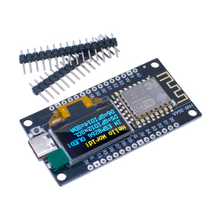 WGZX NodeMCU ESP8266 Entwicklungs platine mit 0,96 Zoll OLED-Anzeige CH340G ESP-12F <span class=keywords><strong>WiFi</strong></span>-Modul TYPE-C USB für <span class=keywords><strong>Arduino</strong></span>/Micro python