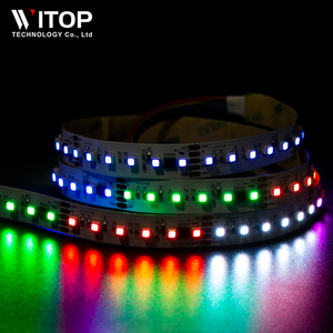 DMX512RGB 96leds 24V สีวิเศษไฟ LED Strip น้ําวิ่งโปรแกรมที่อยู่ LED Strip สําหรับวิศวกรรมบาร์ดิสโก้