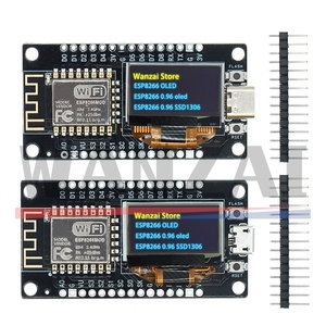 Esp8266 Development Board mit 0,96 Zoll Oled Display Ch340g Esp-12f Wifi-Modul Typ-c USB für Arduino/Micro python