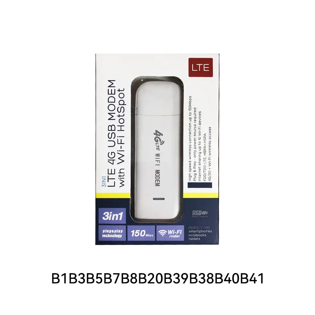 150 Mbps Usb Modem Usb Dongle 4 G Mobilfunkfräser drahtloses 3 G 4 G Lte WLAN Modem mit Sim-Karten-Slot 4 G-Router