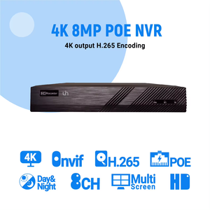 Factory Direct Sales UIN NVR3108-P8 8Ch 1SATA Ultra PoE NVR Uin 8-Channel 4k/8mp <strong>Network</strong> Monitoring Video Recorder <strong>Ip</strong> - Product Image 3