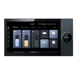 2025 Smart Home Panel de 10 pulgadas Smart Home Automation Zigbee Todo en uno Sistema de hogar inteligente Panel de control de habitación de hotel con perilla - Product Image 1