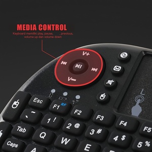 2,4G retroiluminado Air Mouse Multi Idioma remoto I8 Mini teclado inalámbrico con panel táctil para Android TV Box PC - Product Image 6