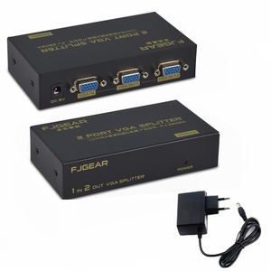 <strong>VGA</strong> Video Monitor <strong>Splitter</strong> Converter Box 1x2 1x4 <strong>1</strong> PC to 4 Port Computer <strong>1</strong> in <strong>2</strong> Out S <strong>1</strong> 4 200Mhz - Product Image 5