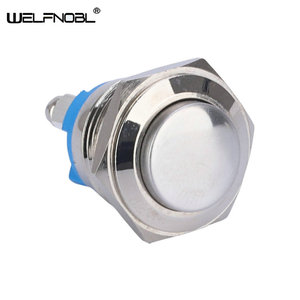 สวิตช์ปุ่มกด IP67 16มม. สวิตช์ปุ่มกดโลหะพร้อมหมุดเกลียว - Product Image 1