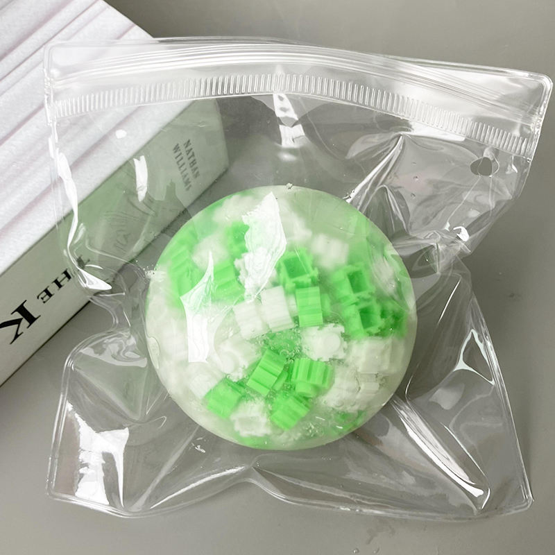 6cm green with white