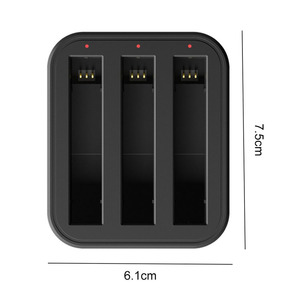 Yeah แบตเตอรี่ไตร-สล็อตที่ชาร์จแบบเร็วฮับสำหรับกล้องกีฬาแอ็กชัน X3 Insta360 X2เดียว - Product Image 5