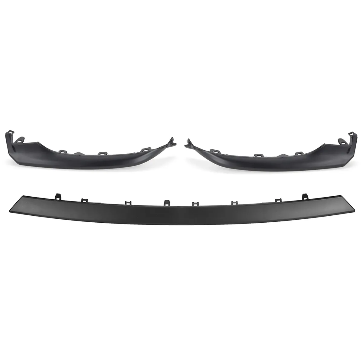 3pcs Matte Black